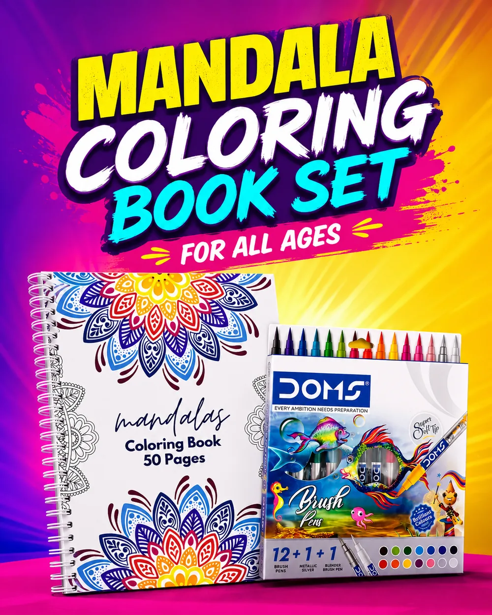 Mandala Coloring Set cover